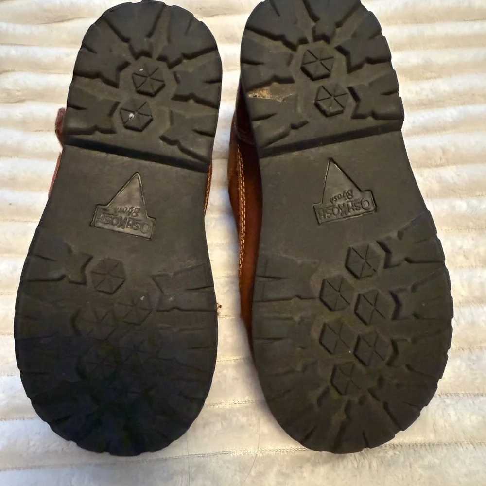 OshKosh B'gosh Brown Kids Boots with Velcro
